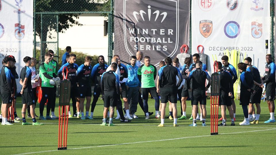 Serie A lideri Napoli Antalya’da çalışıyor
