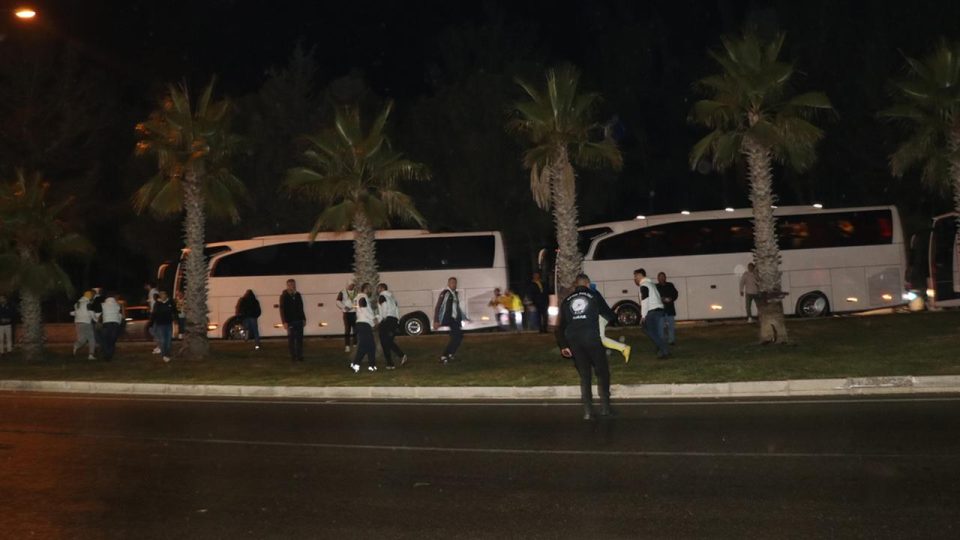 Adana Demirspor-MKE Ankaragücü maçı sonrası arbede