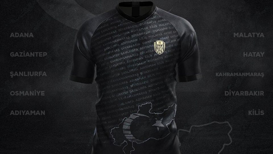 MKE Ankaragücü’den depremzedelere destek için özel forma