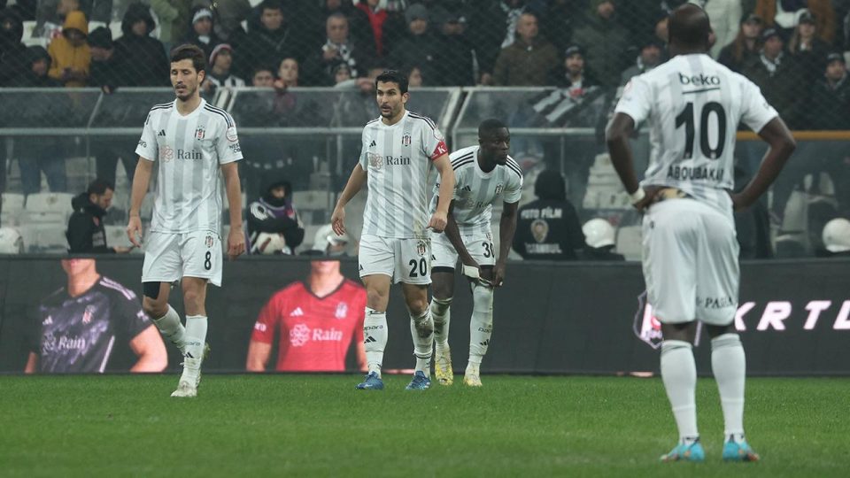 Beşiktaş’ta galibiyet özlemi 3 maça çıktı