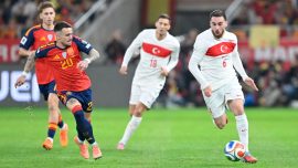 A Milli Futbol Takımımız, İspanya’dan puanla döndü